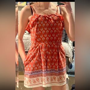 Floral Patterned Romper